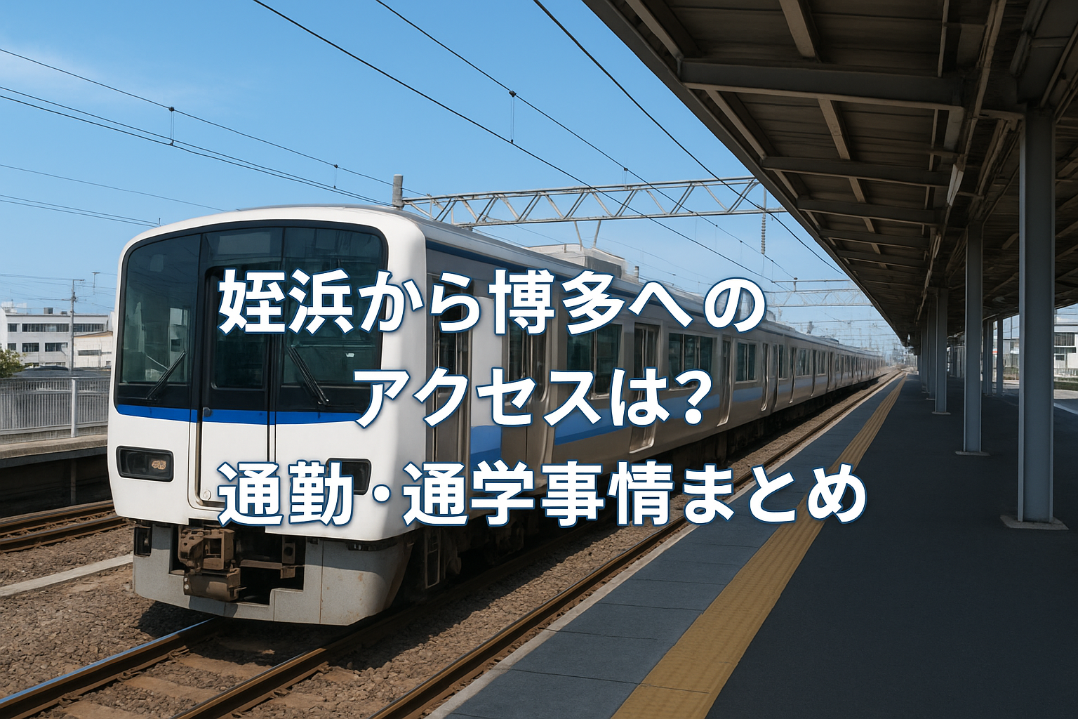 姪浜から博多へのアクセスは？通勤・通学事情まとめ