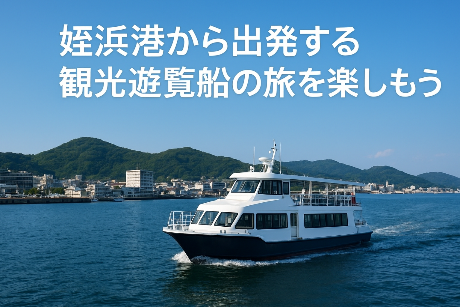 姪浜港から出発する観光遊覧船の旅を楽しもう