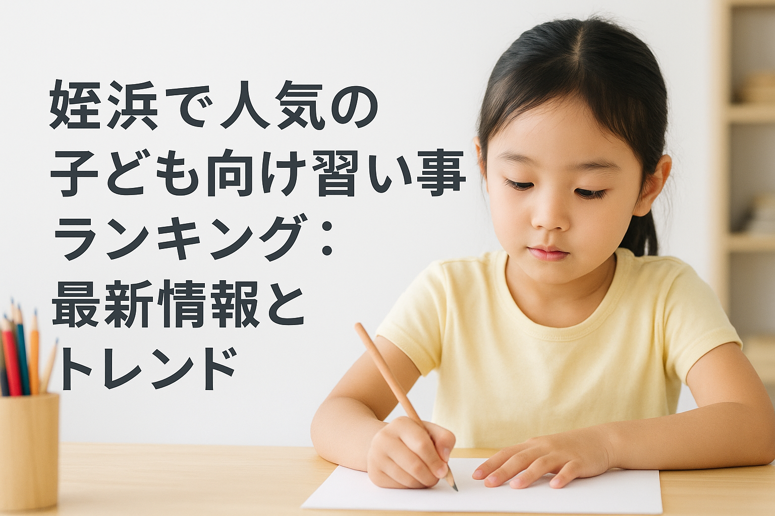 姪浜で人気の子ども向け習い事ランキング：最新情報とトレンド