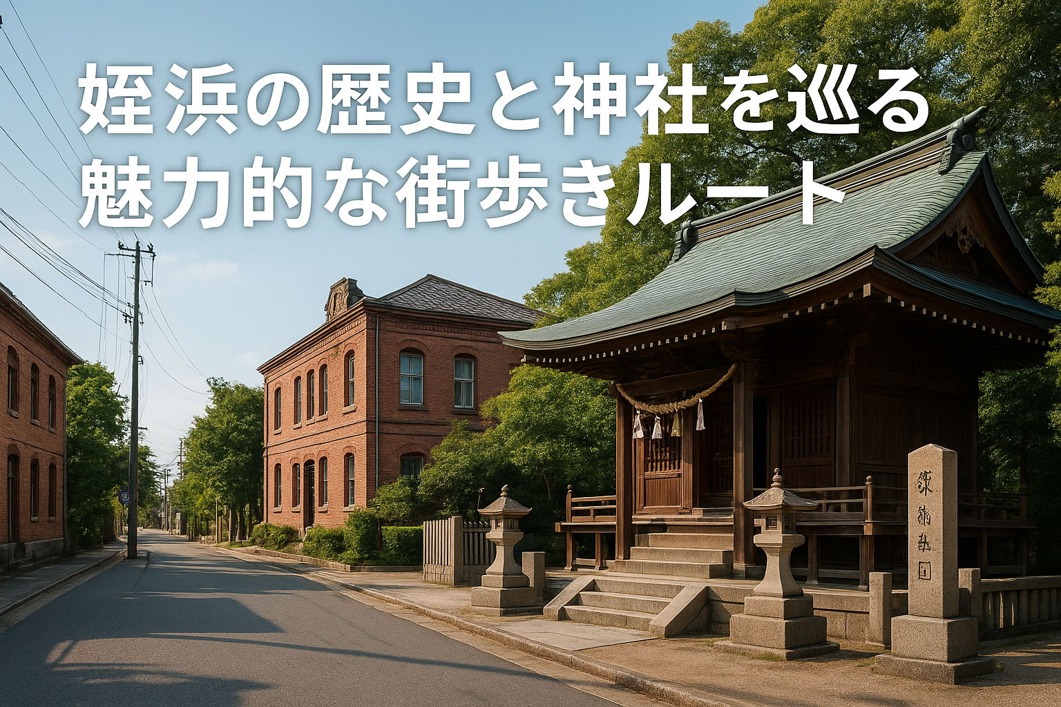 姪浜の歴史と神社を巡る魅力的な街歩きルート